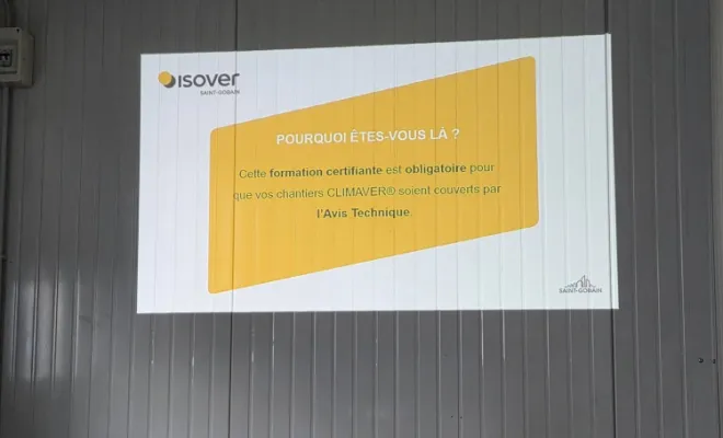 Formation dédiée à la réalisation de réseaux aérauliques en panneaux CLIMAVER à Crest, Crest, Valdrôme Chauffage & Valdrôme Climatisation